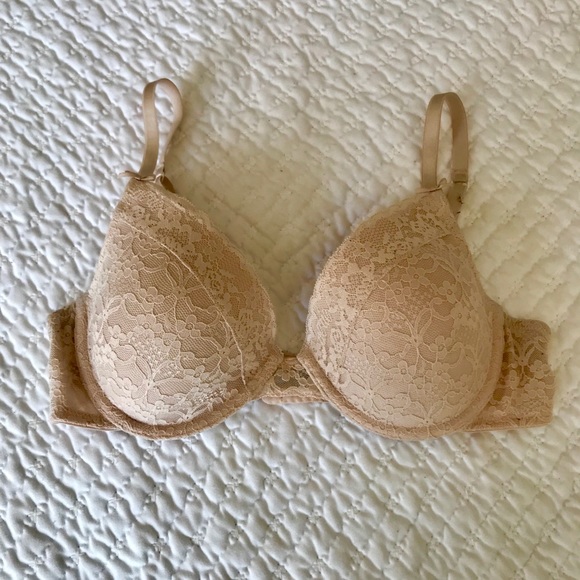 Aerie Nude Lace Bra Size 34C - Picture 2 of 4